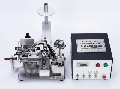 Automatisk IPEX koaxialkabelkrimpmaskin för industriell tillverkning WPM-IPEX - Halvautomatisk pressmaskin