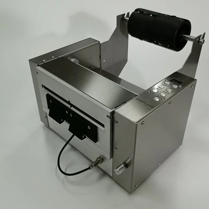 200 mm bred Elektrisk industriell tejpskärare ZCUT-200, Industriell tejpskärare, tejpdispenser Zcut-200, Elbandskärare 