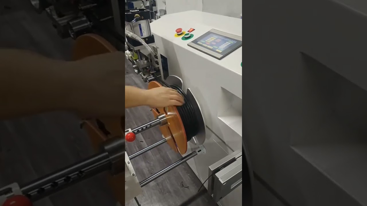 Automatic Meter Counting, Traversing, Cutting, Tying & Coiling Machine #machine #factory