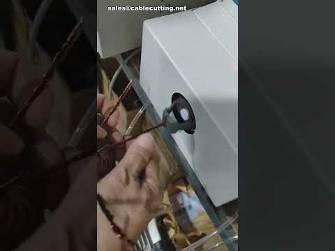 Wire Twisting Machine Twisting 3 x 2 0mm Copper Wires #factory #machine #diy