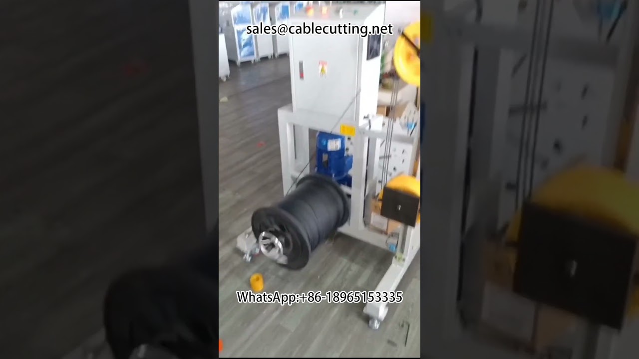 #wire and cable #wire Metre counting row position cutting winding machine