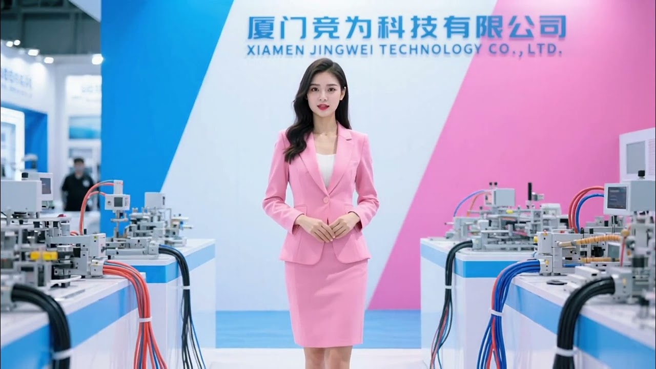 Xiamen Jingwei Technology visar avancerad kabelbuntbearbetning på branschmässan