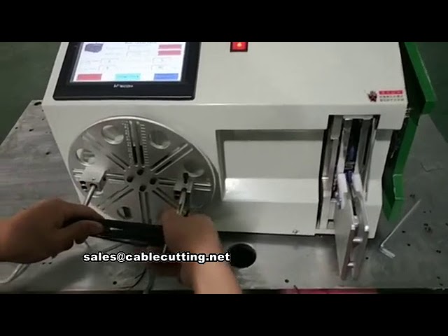 Cable winding and Binding Machine, Testing video for USA client