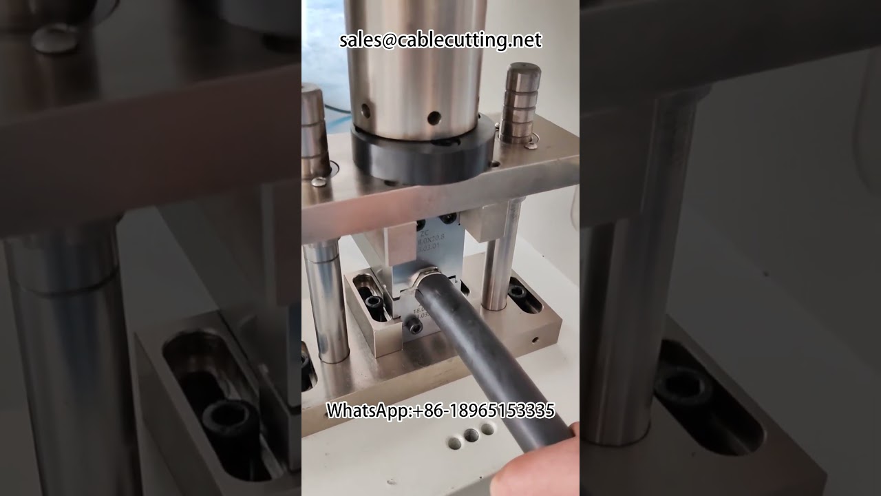 Pneumatic hydraulic terminal crimping machine, hexagonal with point harness Equipment #new energy te