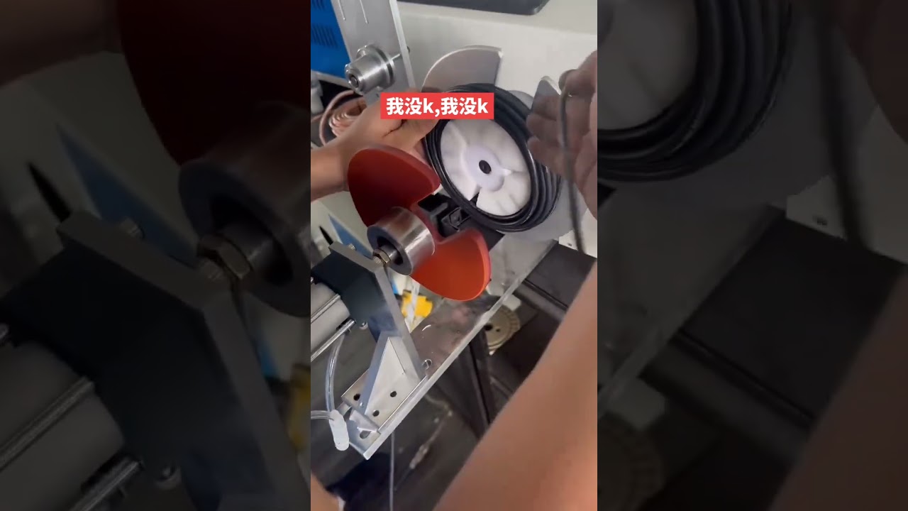 Wire & Data Cable Traversing Winding and Tying Machine #machine #factory