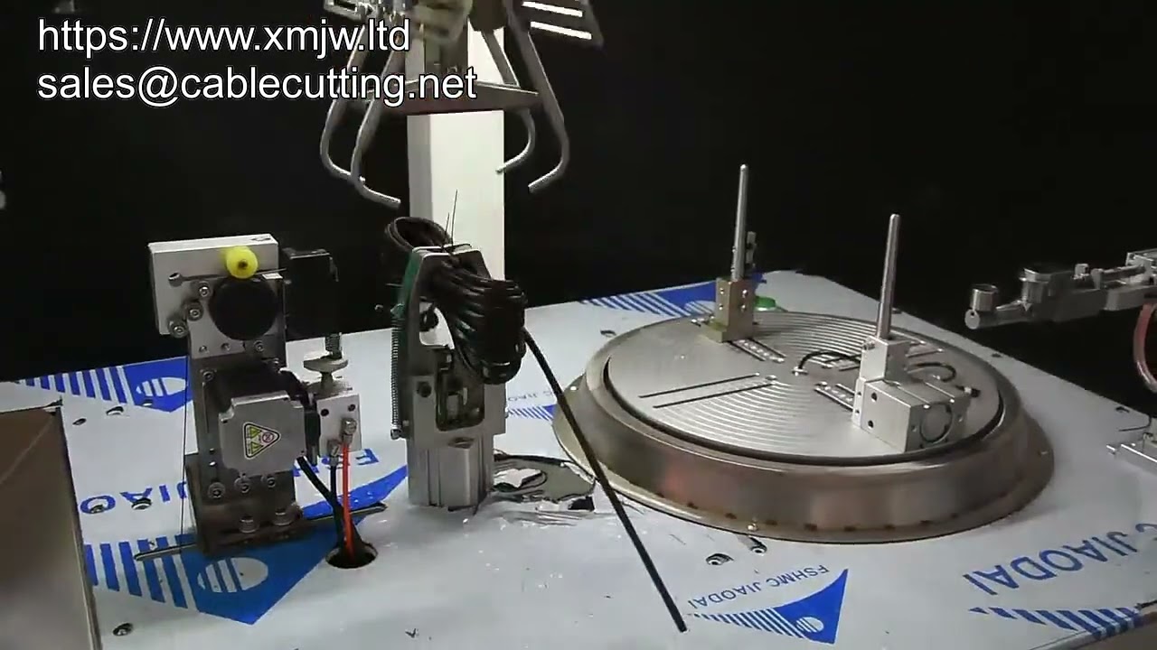 Automatic Wire Binding 8 Letter Type Cable Winding And Twist Tie Tying Machine