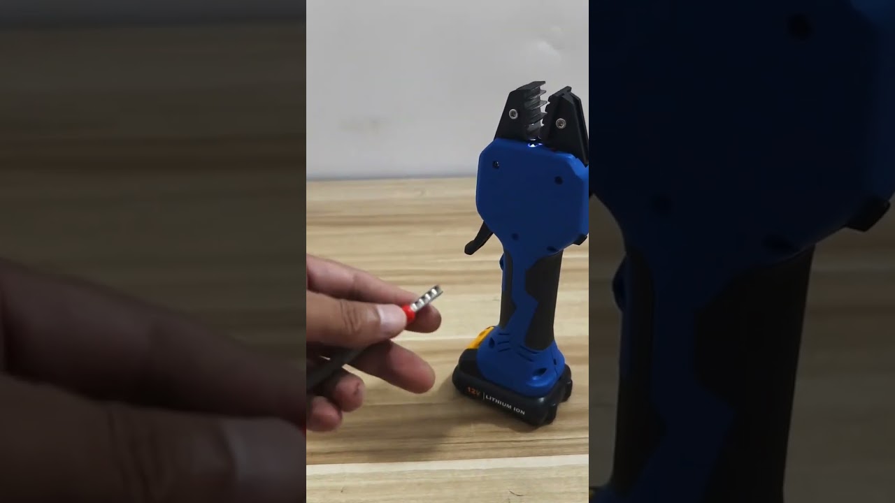 Cordless Lithium Battery Wire Crimper Easy Crimping Anywhere #factory #machine
