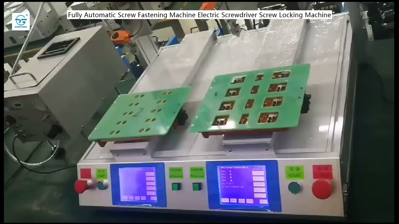 Helautomatisk skruvdragare för industriell montering – Elektrisk skruvfastsättningsmaskin med låsning