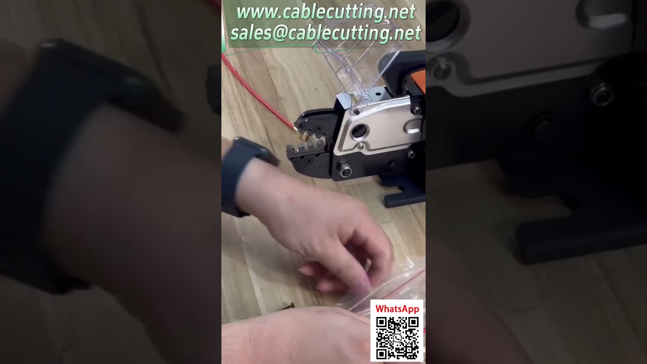 氣動端子壓接機  加裝電磁閥提高壓接速度