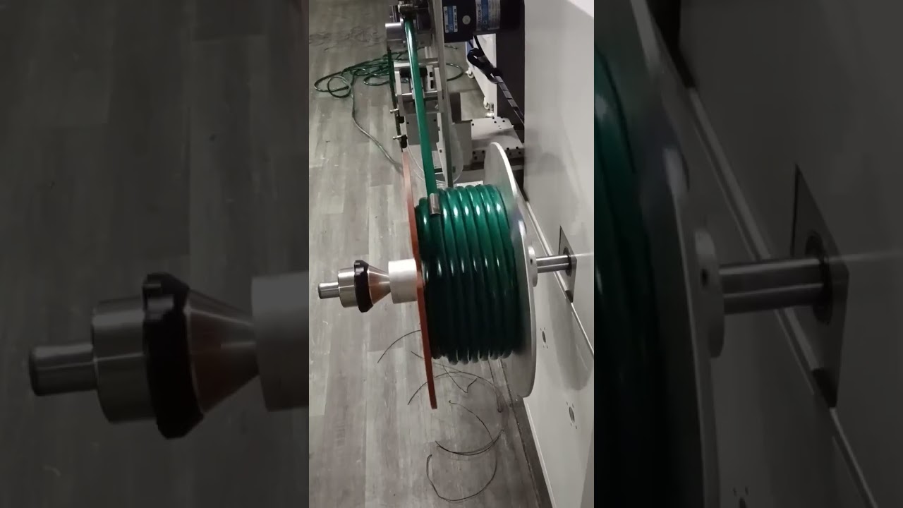 Automatic Meter Counting, Cutting, Sorting & Tube Coiling Machine with Precise Metering #machine