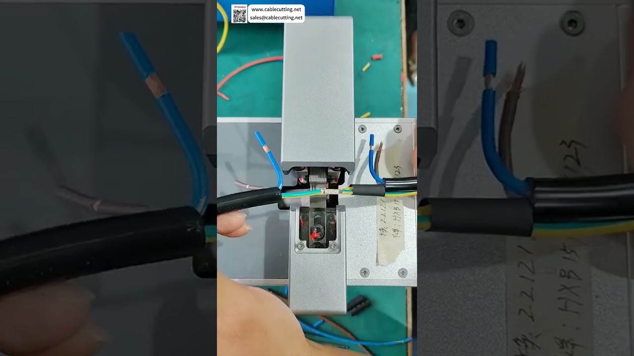 Ultrasonic Trådsele Svetsmaskin – Felfri Skarvning av 3x 2,5 mm² + Förtennt Koppartråd
