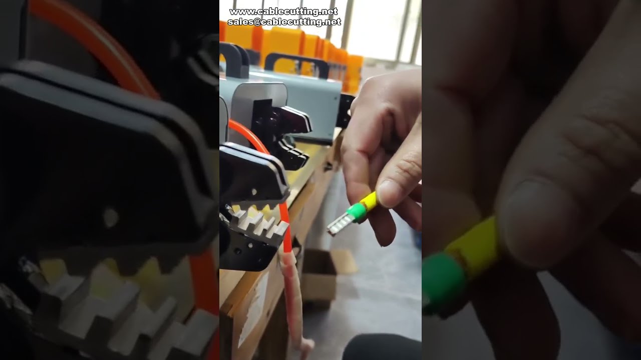 Custom Crimping Pneumatic Machine for Wide Tube Terminals with Enhanced Marks #factory #machine