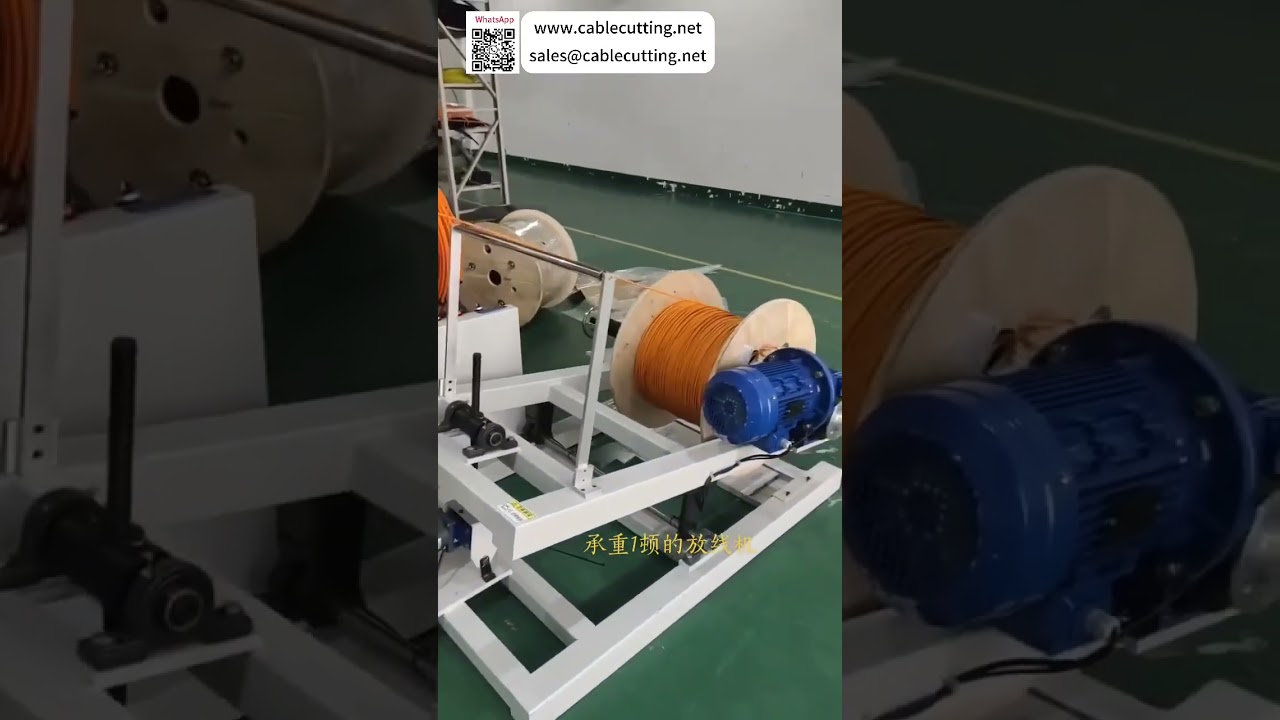 Kraftfull 1000 kg steglös hastighetsreglerad avlindningsmaskin för moderna elledningsnät inom förnybar energi
