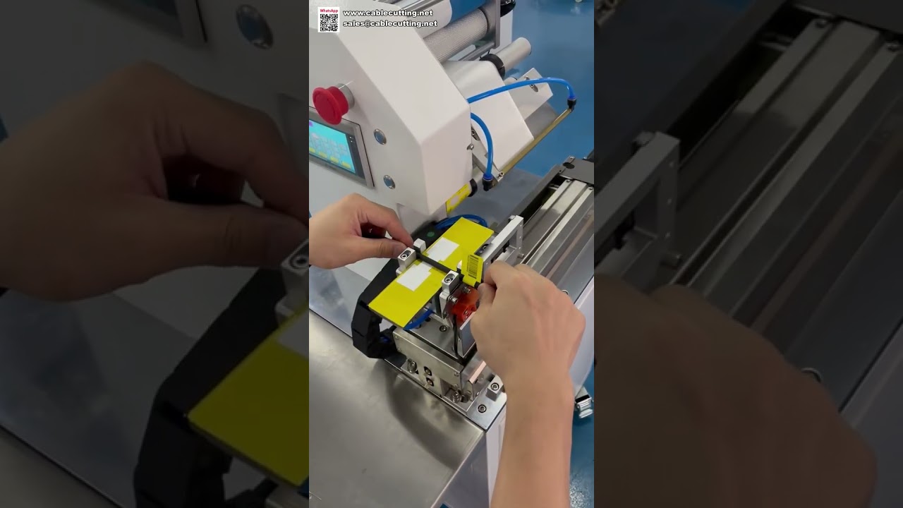 Automatisk etikettmaskin för kablar – stabil trådvikning eliminerar manuella fel