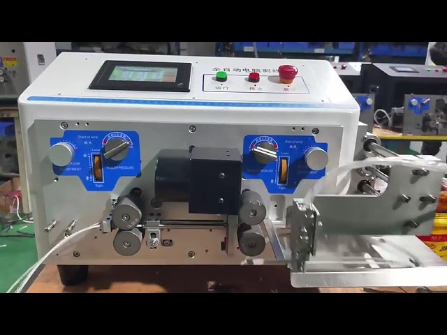 OD 7mm 8 Core Full Automatic Multi Core Wire Cutting & Stripping Machine