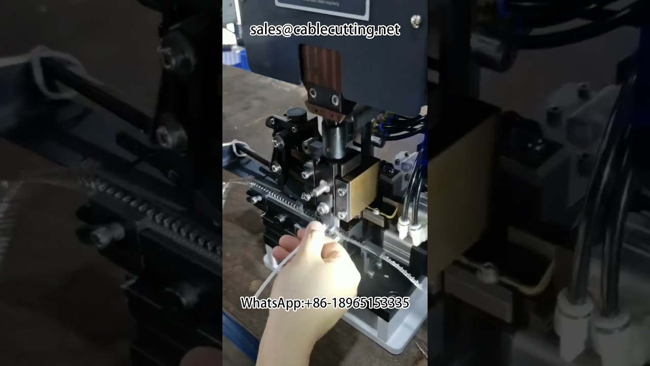 Double stripping and double compression harness Equipment #terminal machine #stripping and beating m