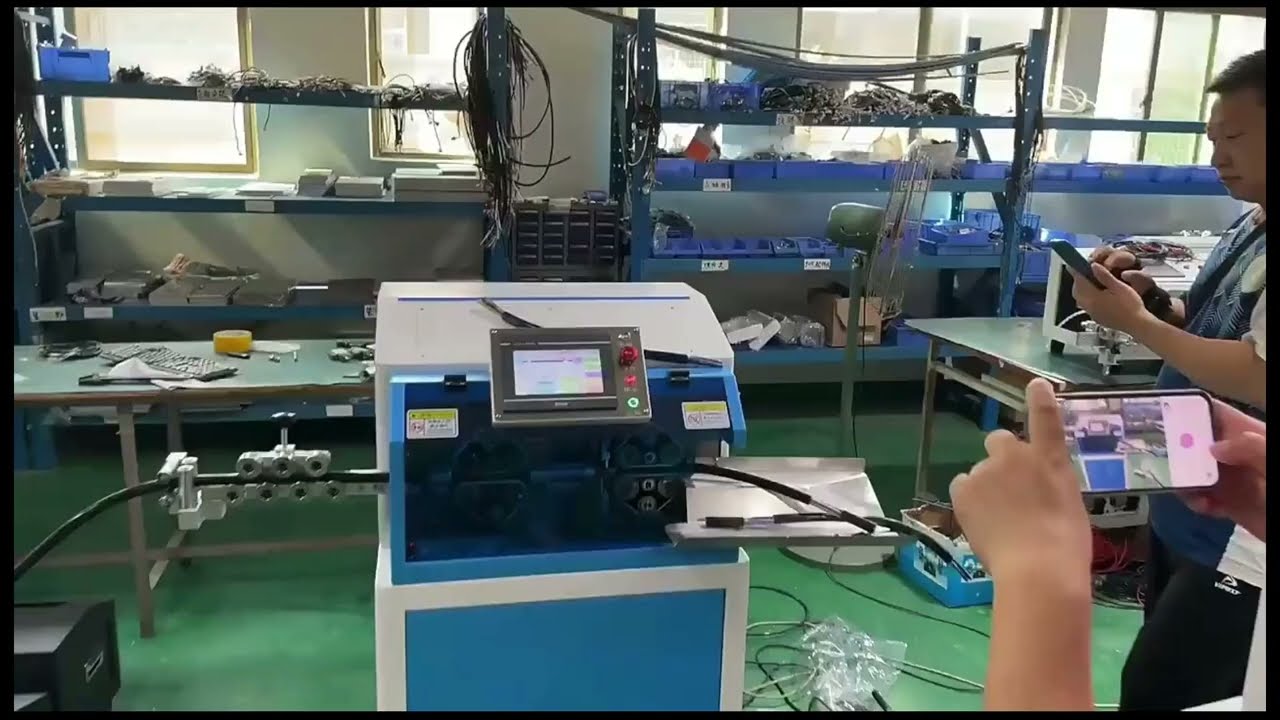 Computer Jacket Cable Manufacturing Equipment Automatic Computer Wire Large Sheathed Wire Stripping