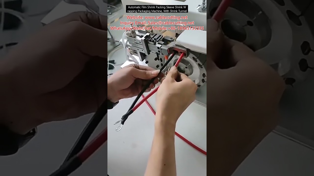 Automatisk krympfilmsmaskin för sleeve-förpackning – med krymptunnel för säker försegling