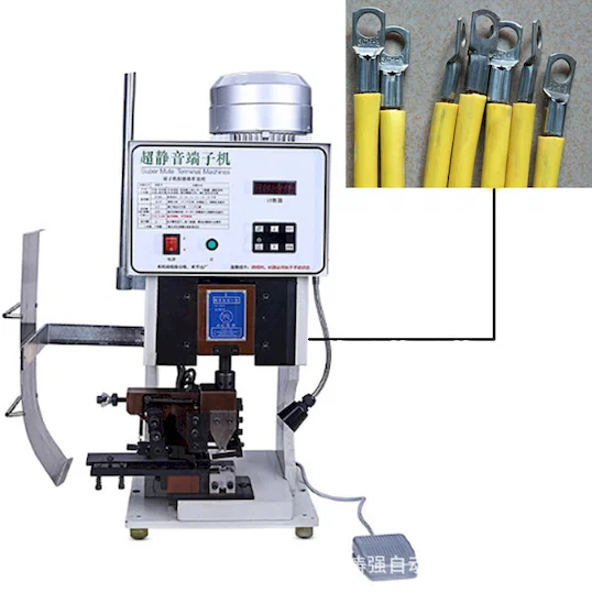 Semi-Auto Mute Terminalpressning Maskin WPM-3000S